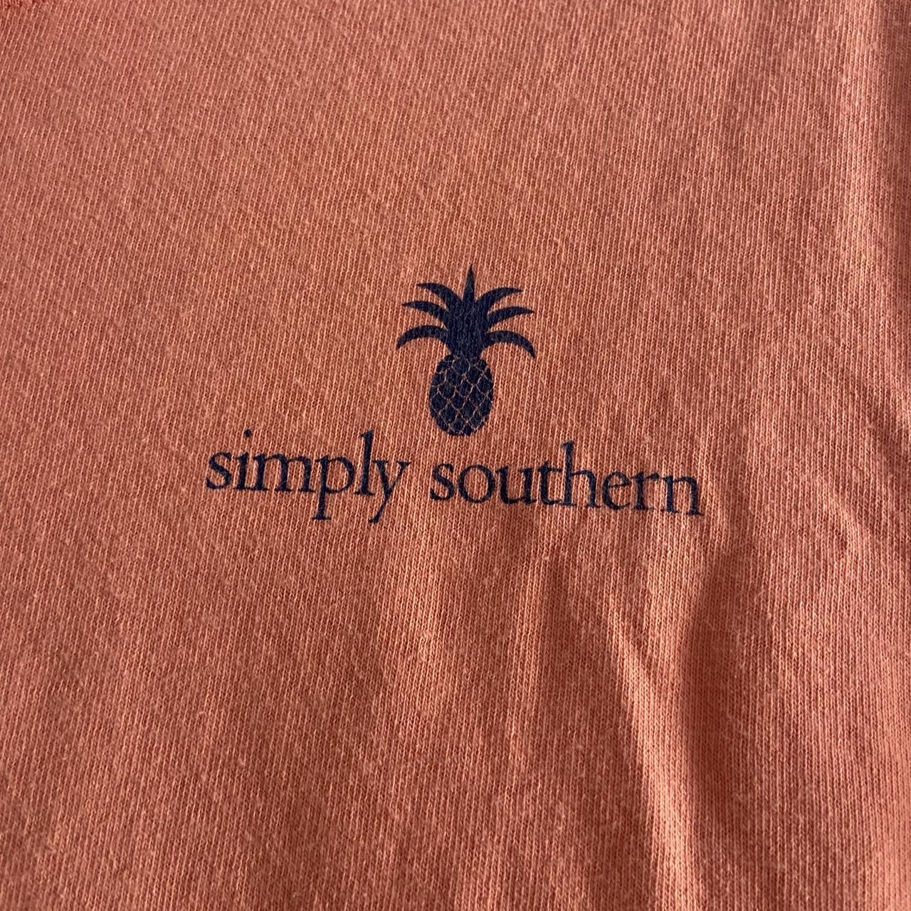 Simply Southern print tee neon #simplysourthern... - Depop