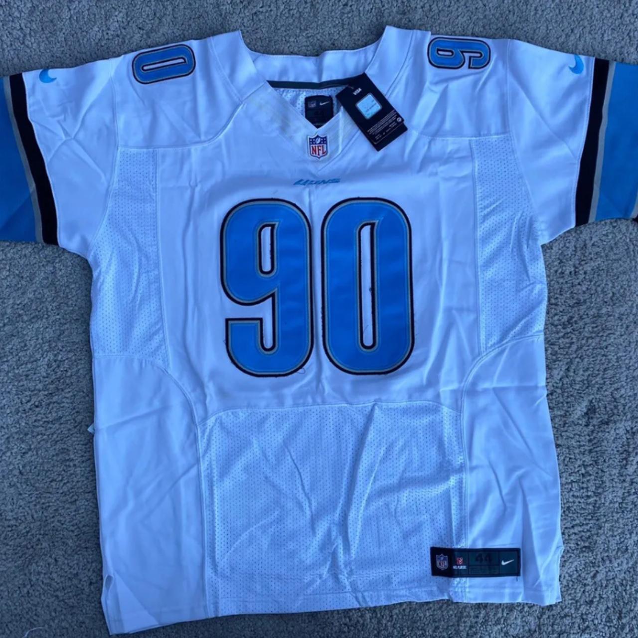 NFL Detroit Lions Shirt Jersey #90 “Suh” Size 44... - Depop