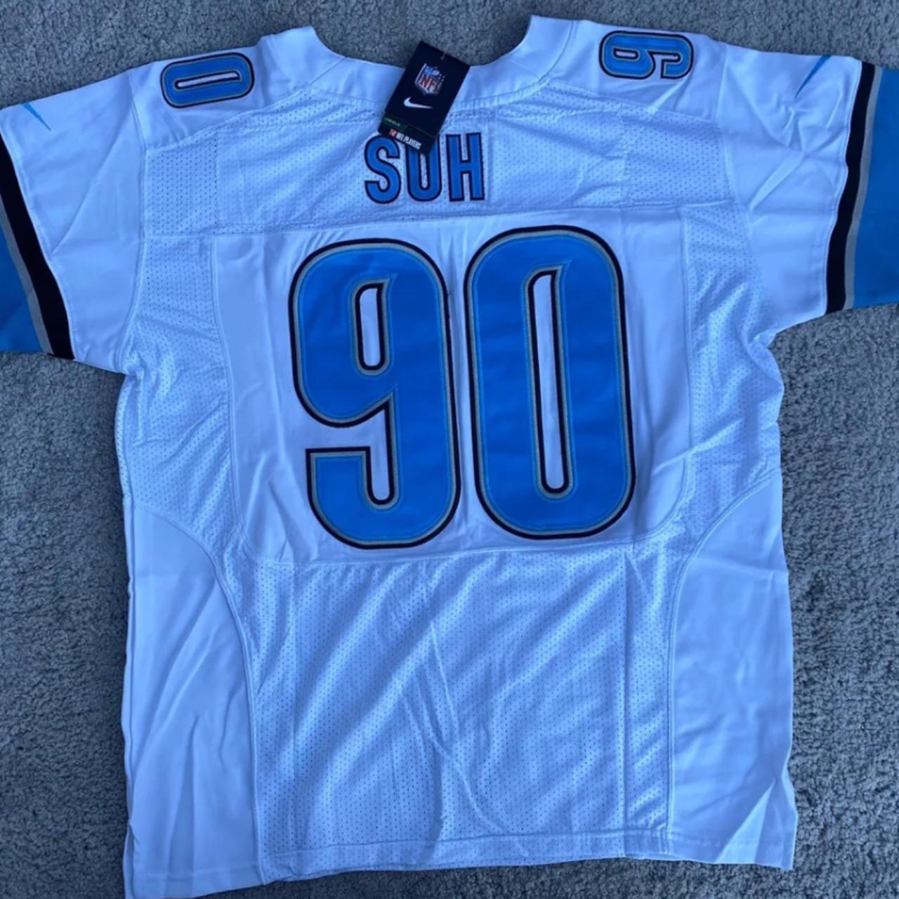 NFL Detroit Lions Shirt Jersey #90 “Suh” Size 44... - Depop