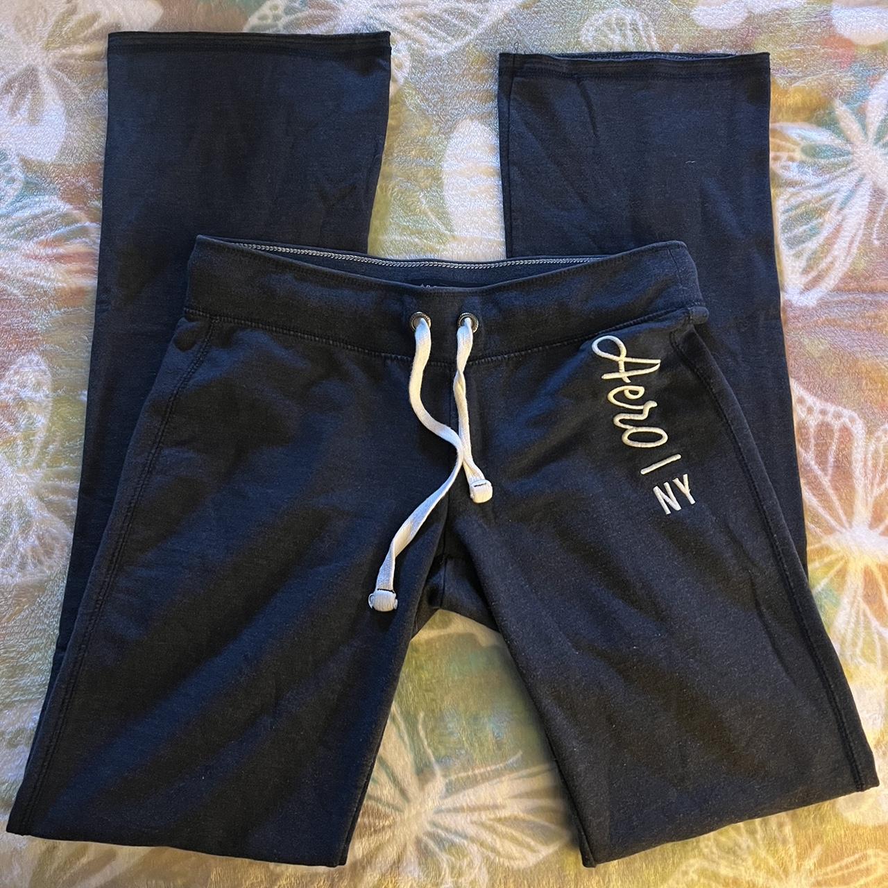 y2k aéropostale low rise flare sweatpants