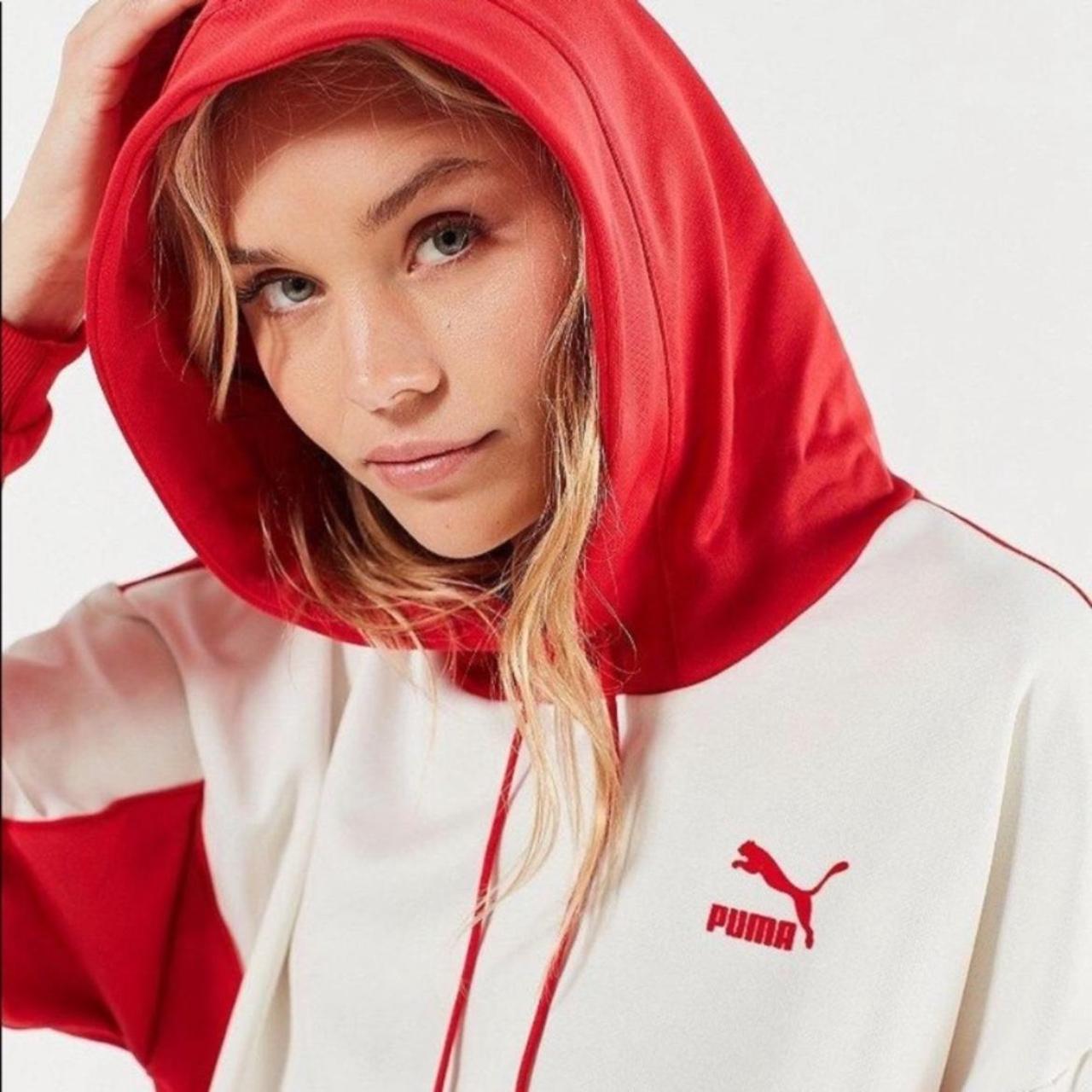 Vintage Puma Colorblock Oversized Hoodie Great