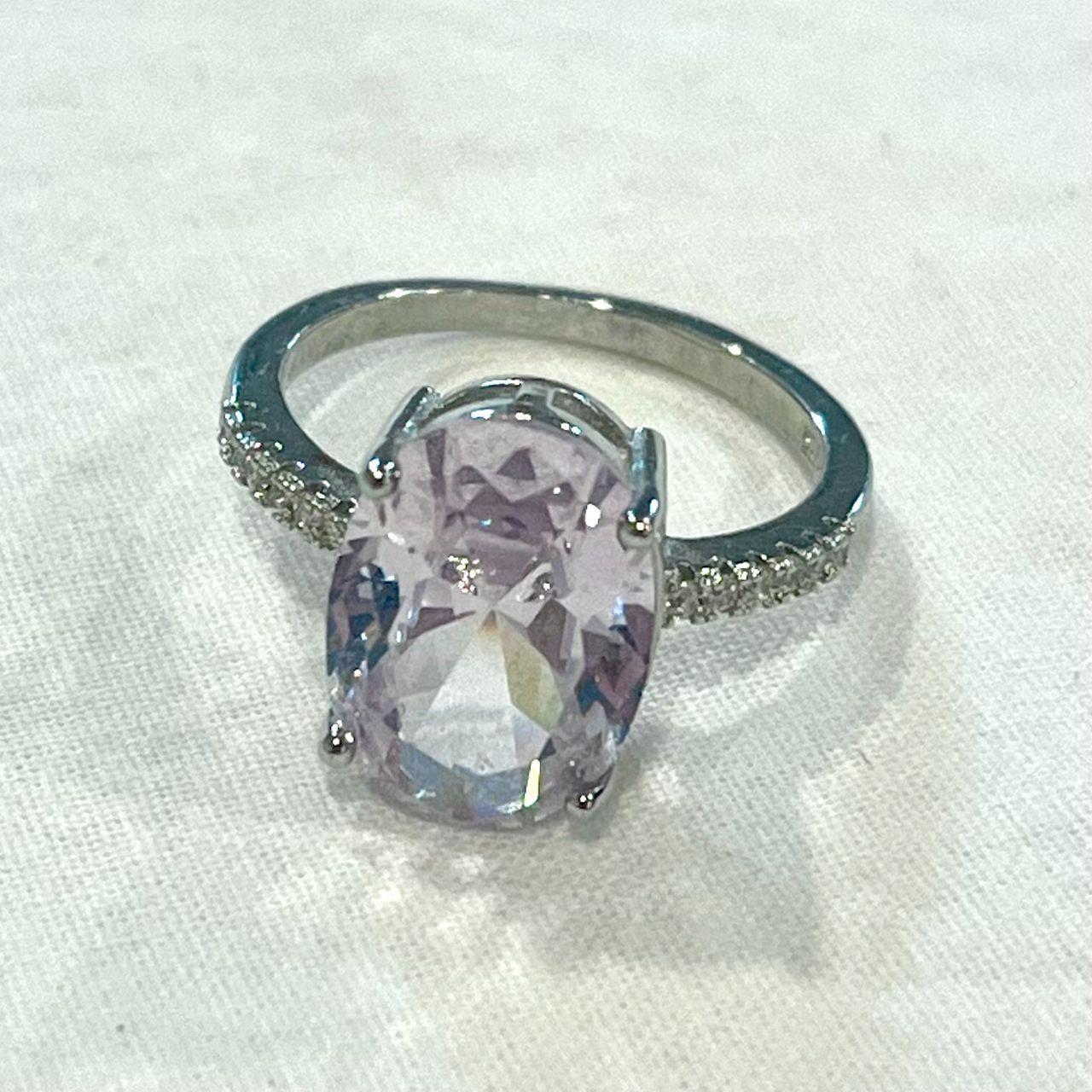 Source Unknown Women's Ring - Silver – Simulated … - image 1