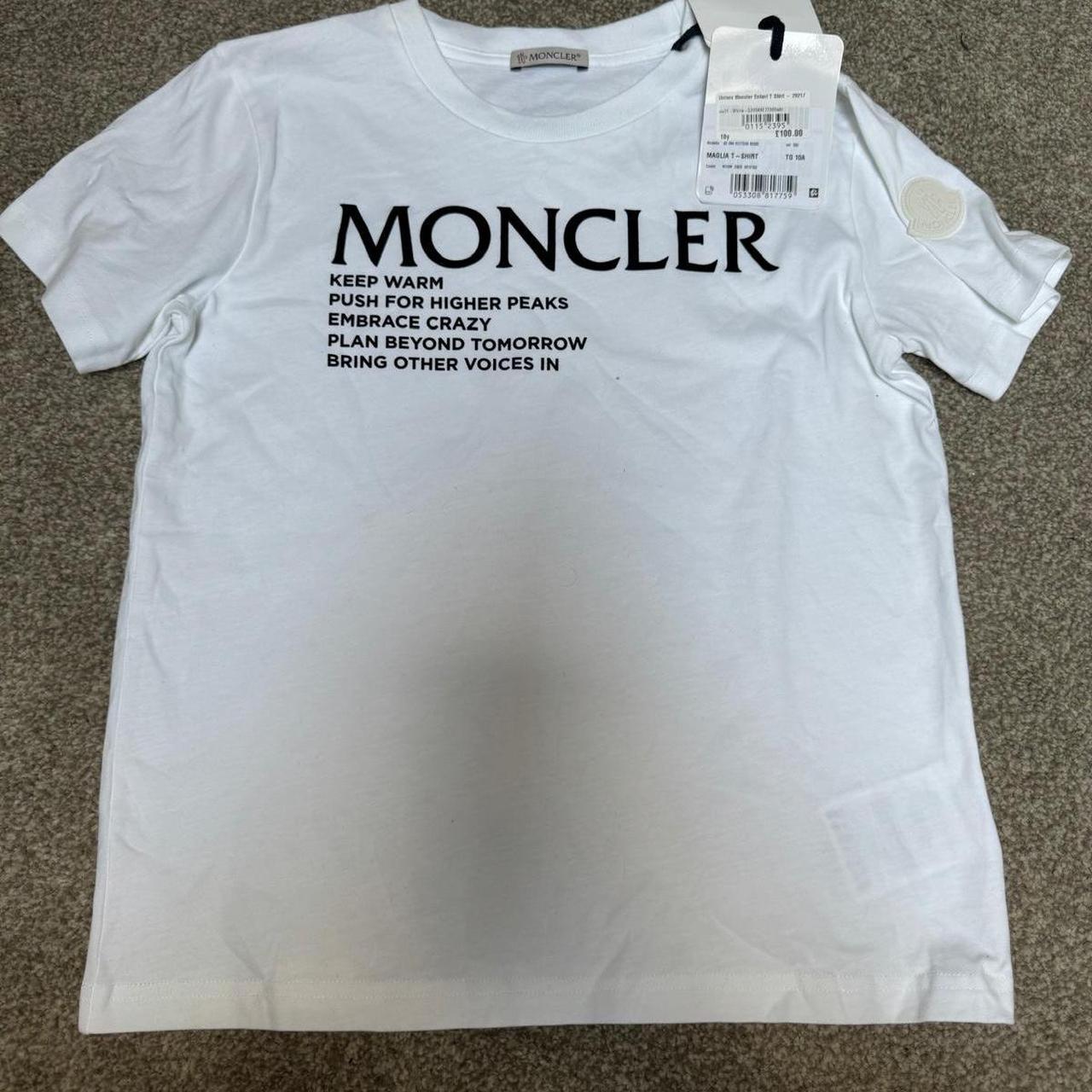 Moncler kids, age 10 brand-new T-shirt