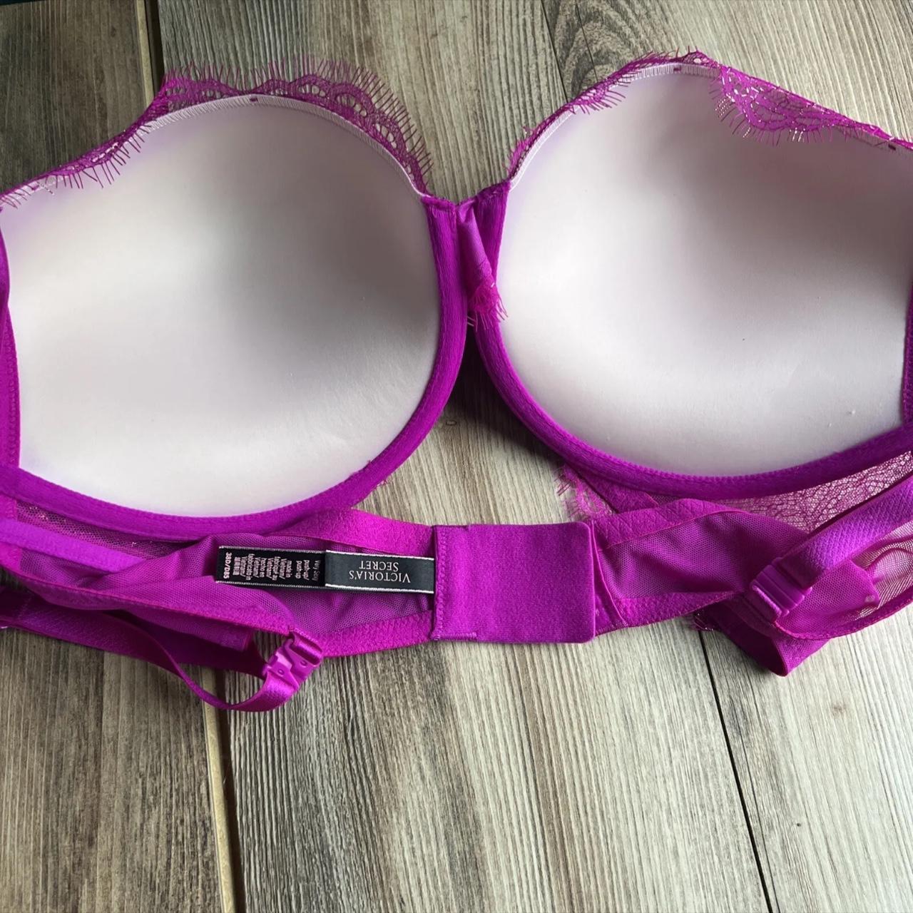 Victoria's Secret Sz 38D Dream Angels pink shimmer - Depop