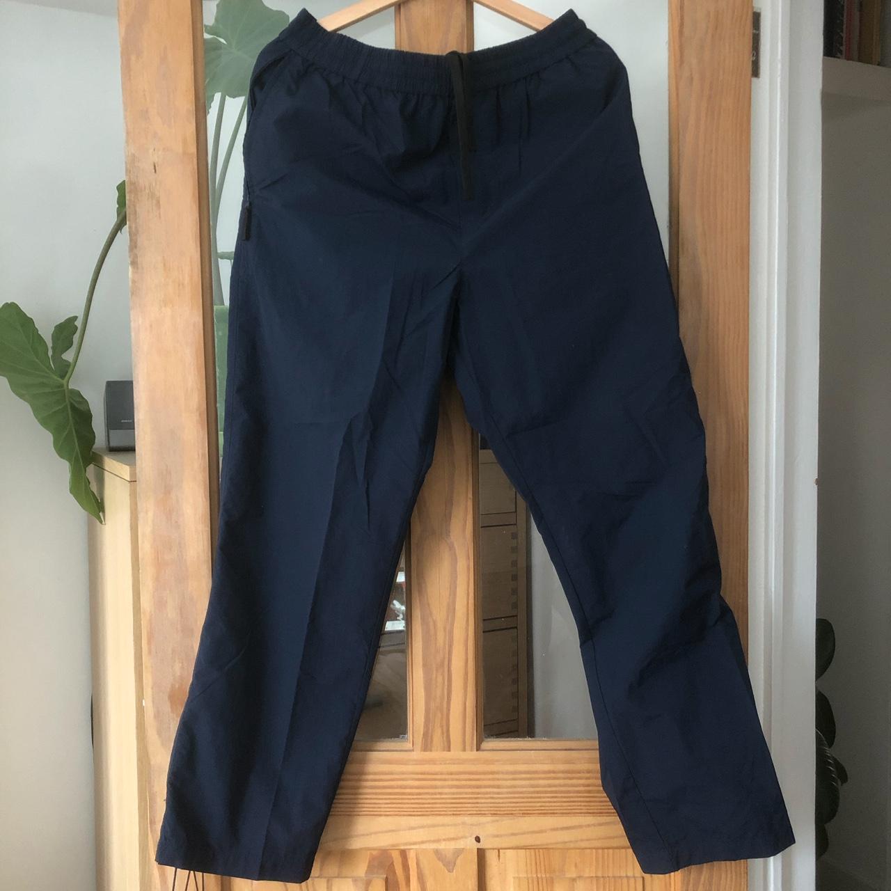 Wood Wood Navy Nylon Drawstring pants. Create a lot... - Depop