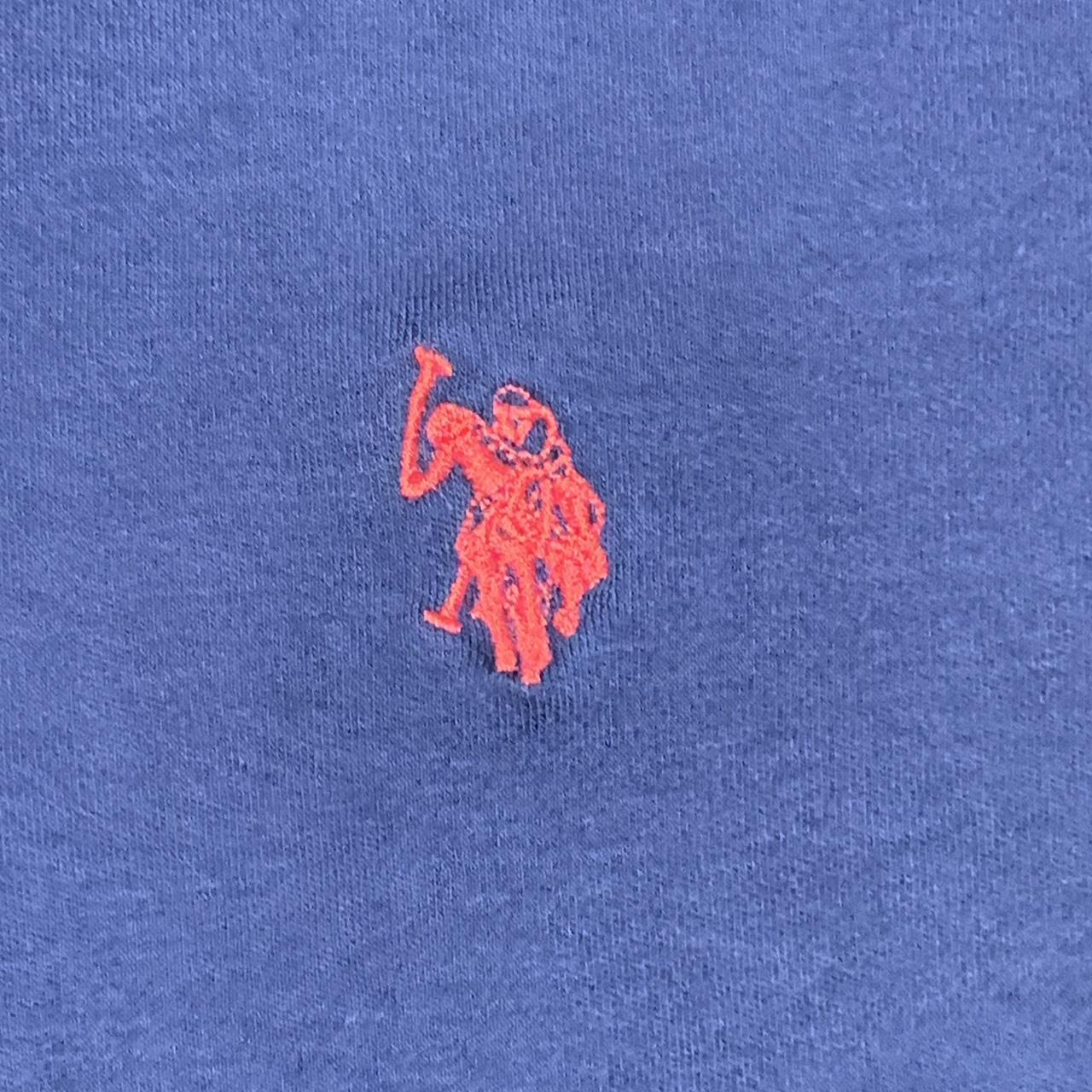 Polo Ralph Lauren Polo shirt Navy blue/ red... - Depop