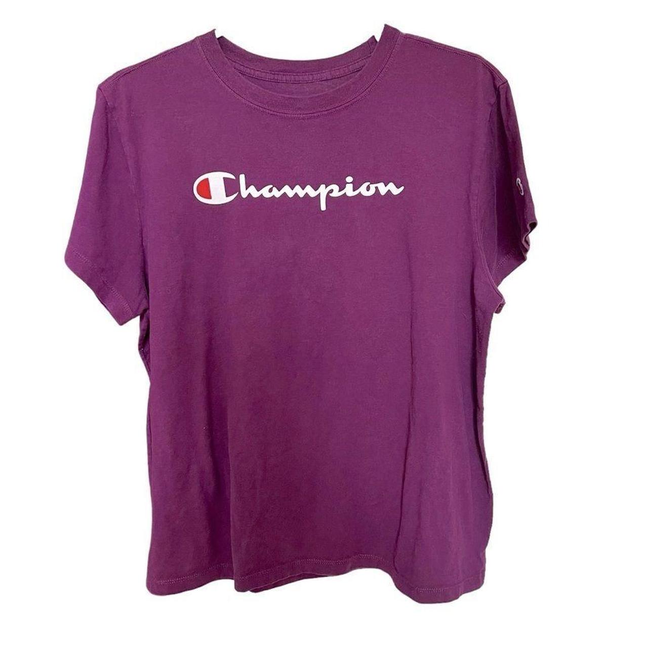 Lilac champion t shirt on sale