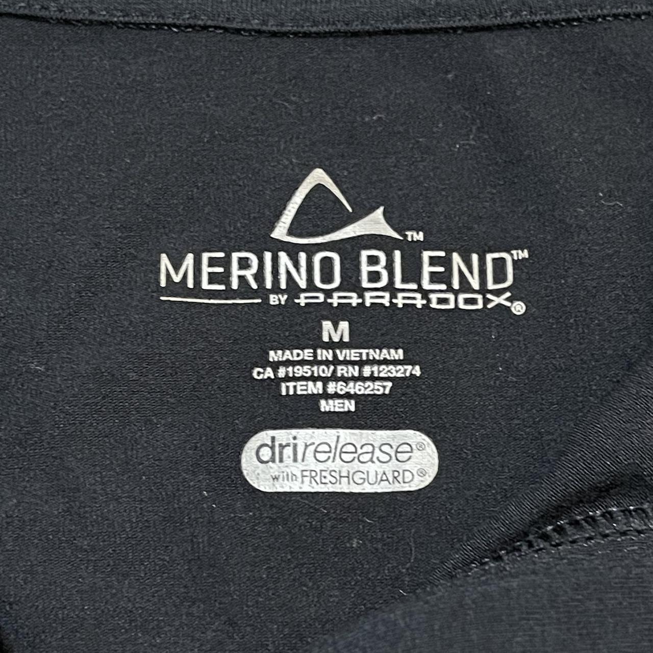 PARADOX Merino Wool Blend Base Layer Sweatshirt... Depop