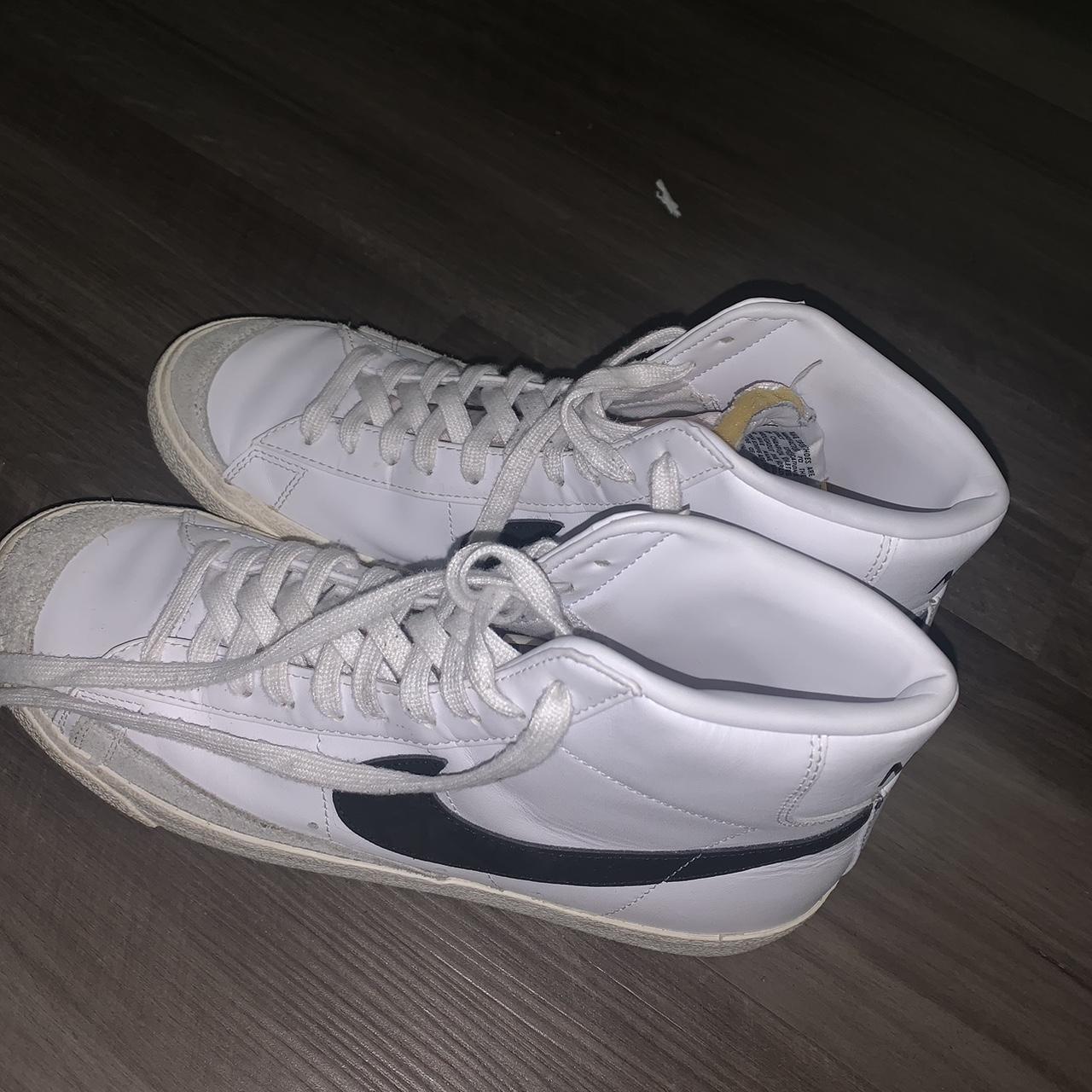 creased nike blazers