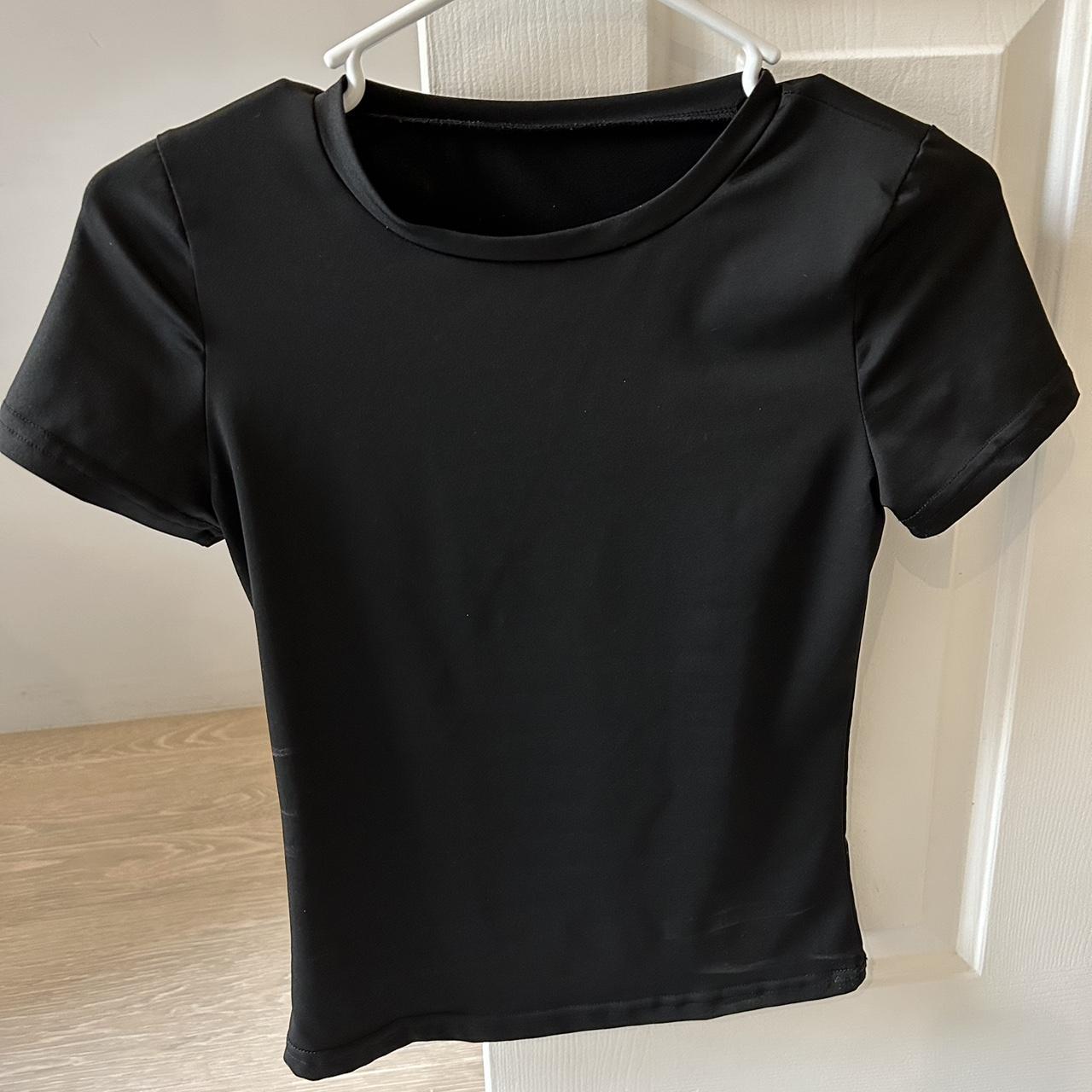 Black skims dupe t shirt size small Depop