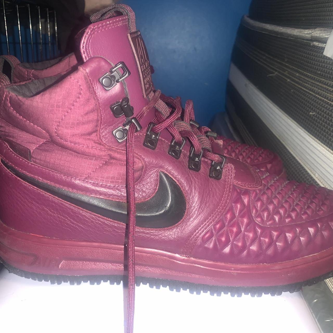nike burgundy boots
