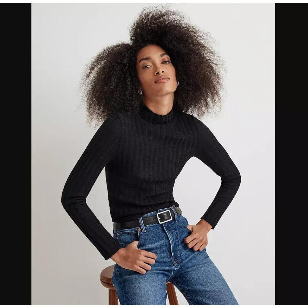 Madewell black jumper best sale