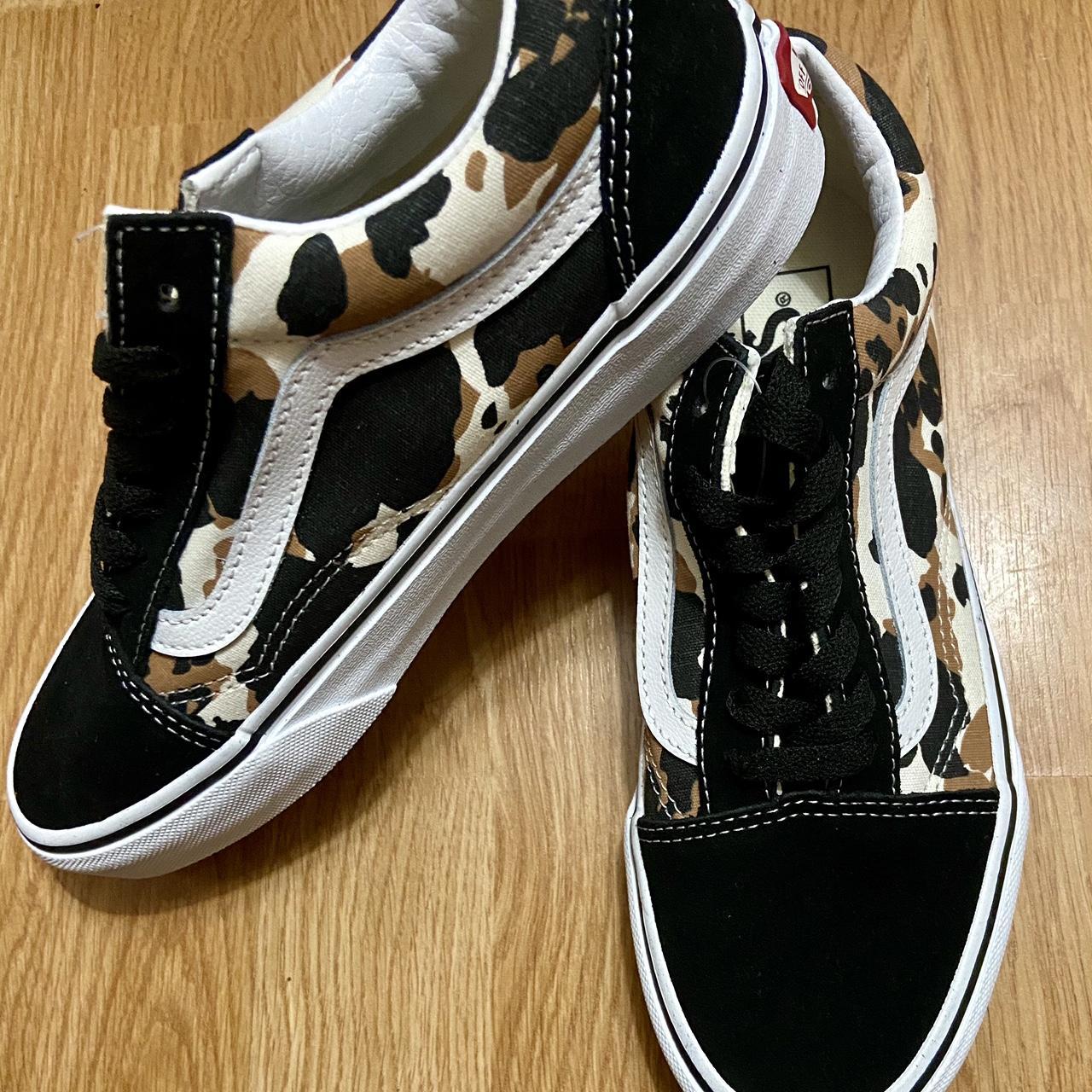 Vans Old Skool Cow Print Skate Shoes Unisex Adults | Depop