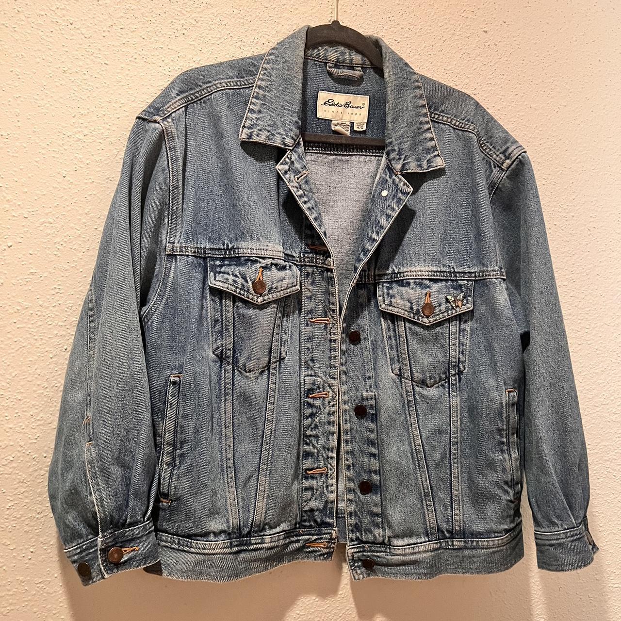 Eddie bauer jean jacket hotsell