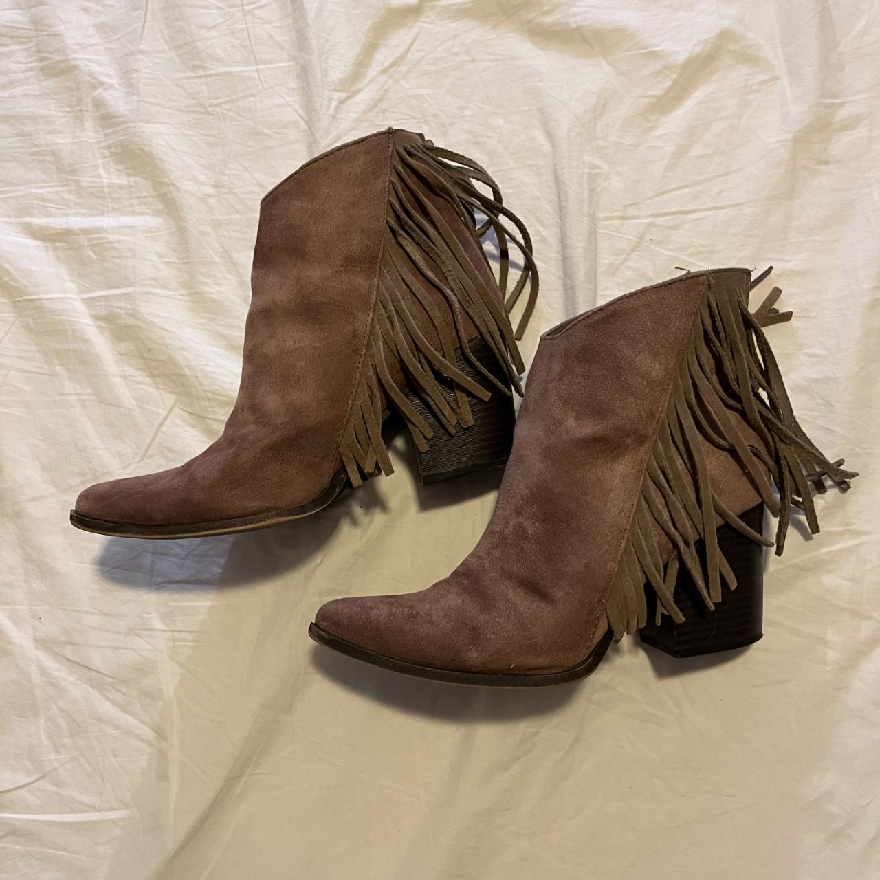 Mossimo shop fringe boots