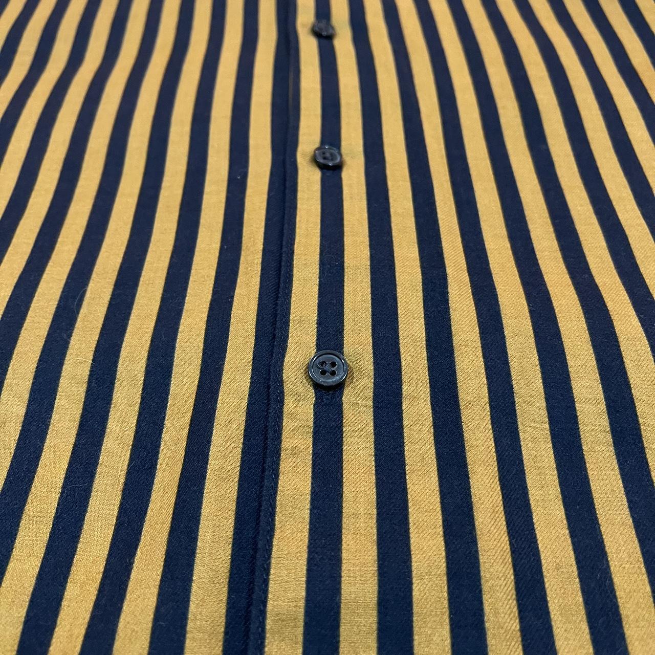 Black and Gold Stripe dress shirt. Originally... Depop