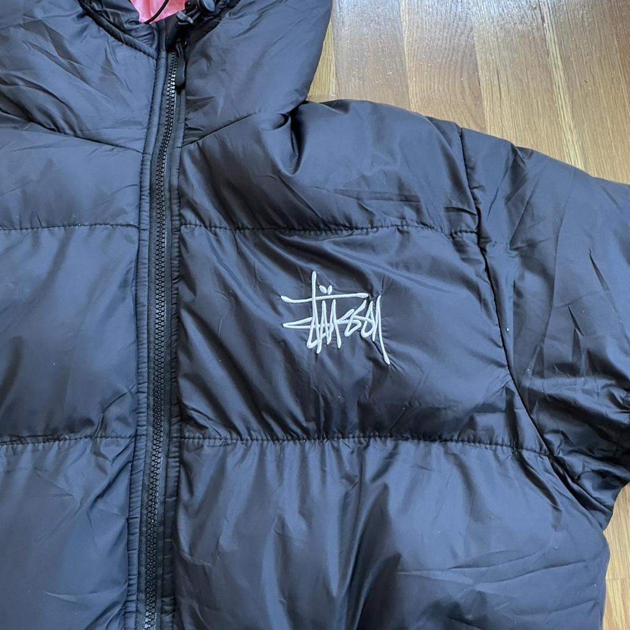 RARE: Vintage STÜSSY Burly Gear black, fur lined, | Depop