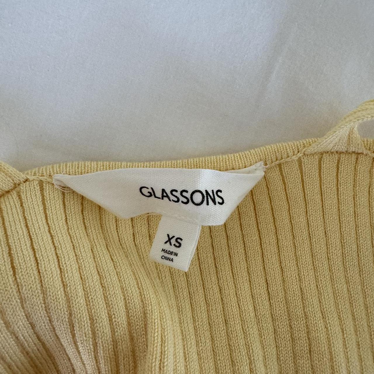 Yellow knit top Old glassons style, brand new... - Depop