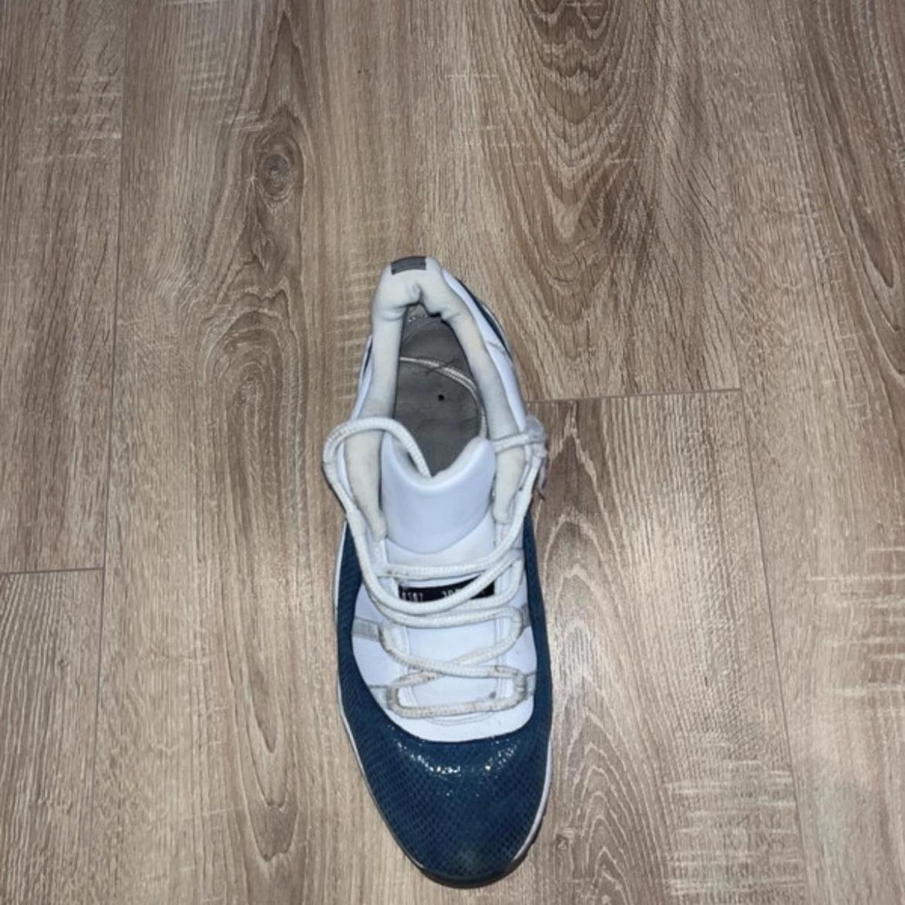 jordan 11 navy blue snake skin