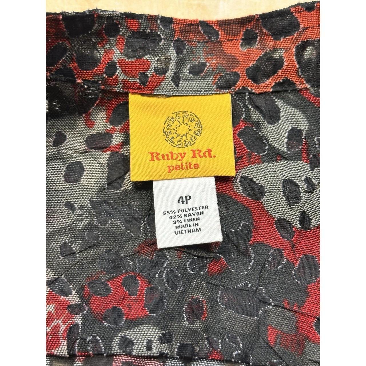 Ruby Rd. Women's Vest - Multi - 4 – Vintage Ruby … - image 5