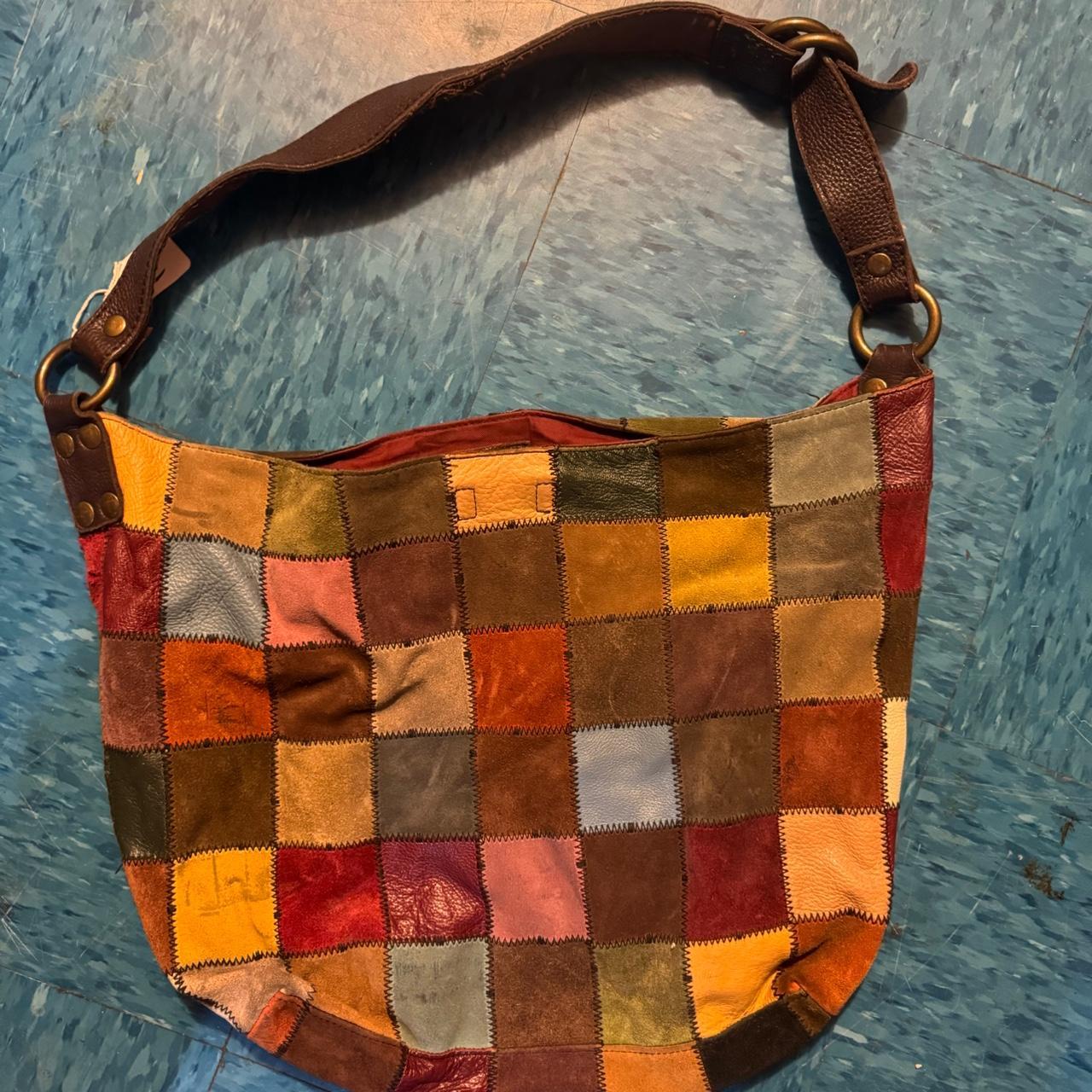 Women's Bag - Multi – Multicoloured patchwork lea… - image 2