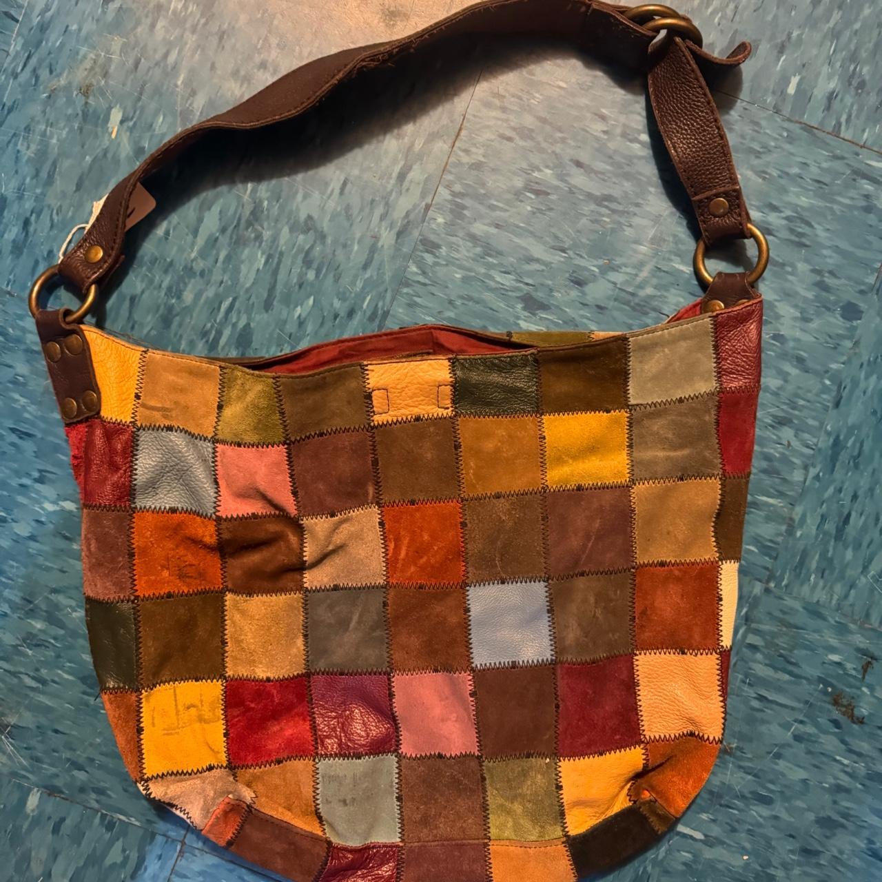 Women's Bag - Multi – Multicoloured patchwork lea… - image 1