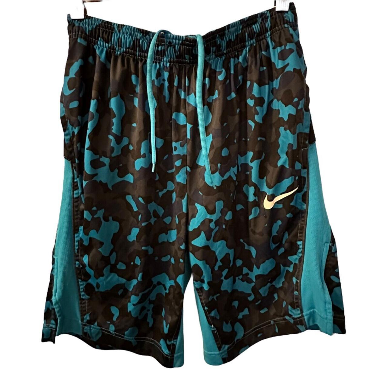 Nike camo shorts blue online