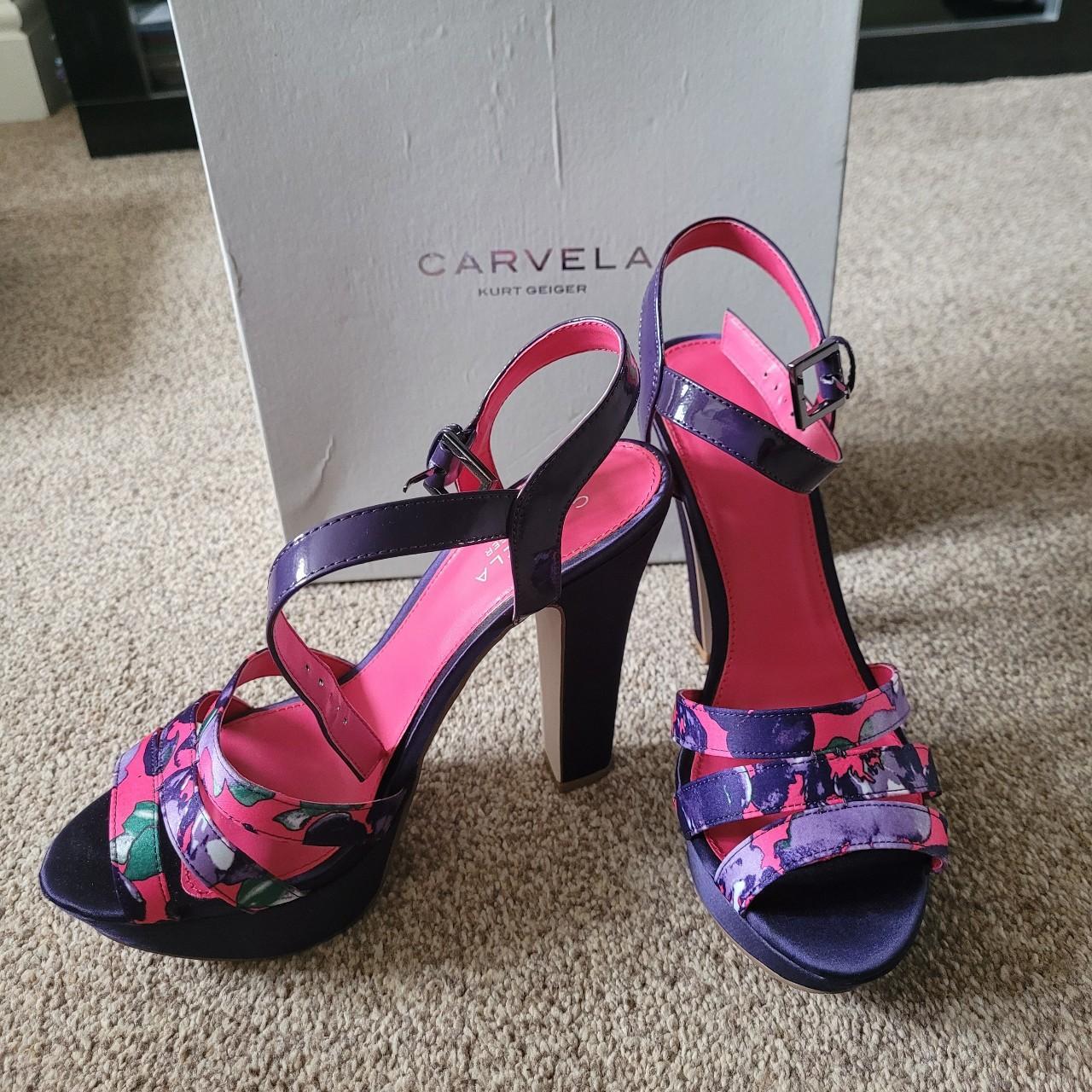BEAUTIFUL PINK/PURPLE CARVELA HIGH HEELS!