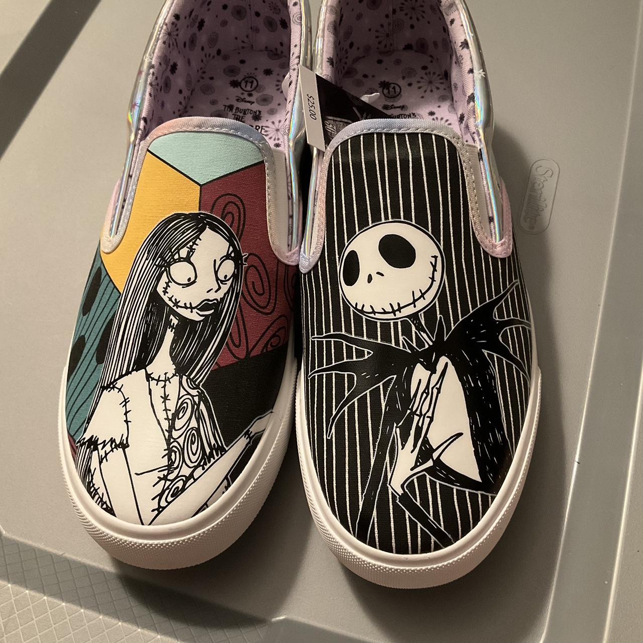 Nightmare Before Christmas slip on trainers. Size. Depop