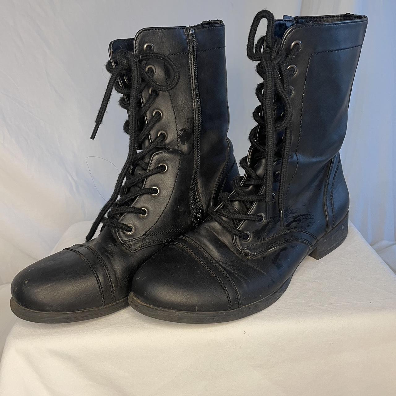 Target black outlet combat boots