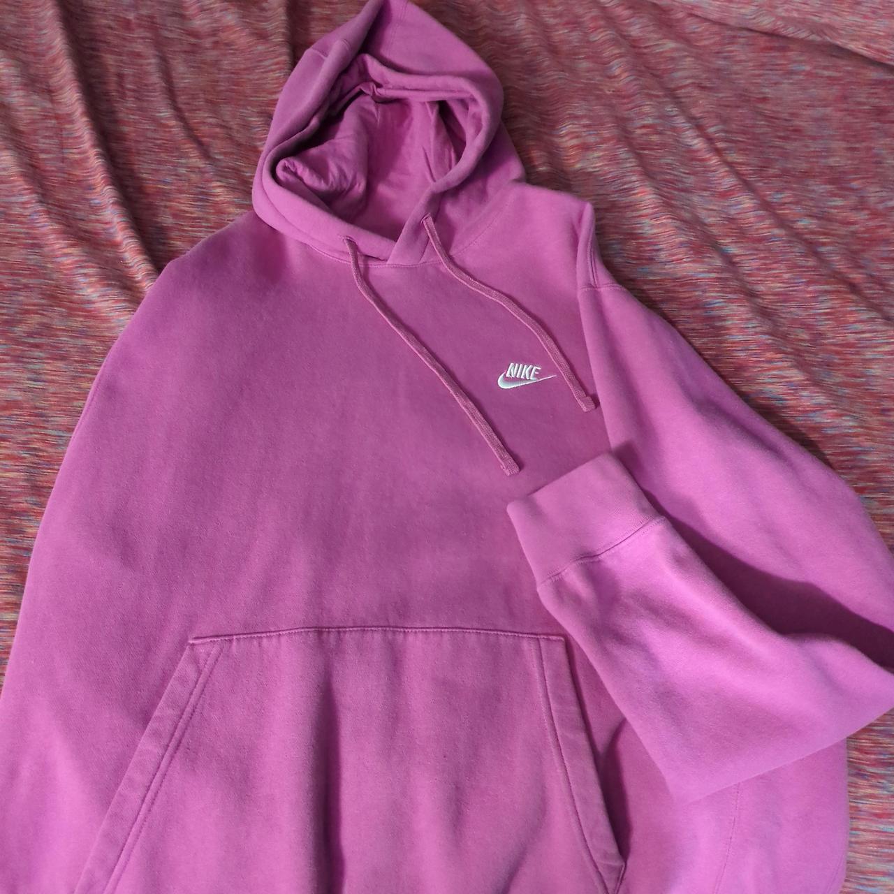 nike hoodie light pink
