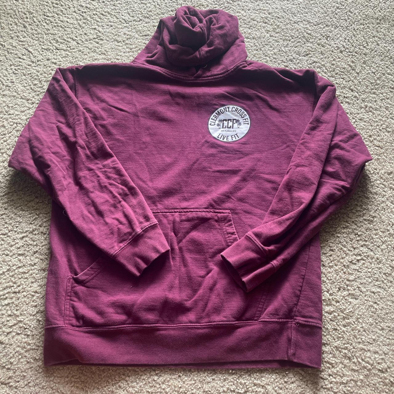 Old school dark red hoodie Unisex super