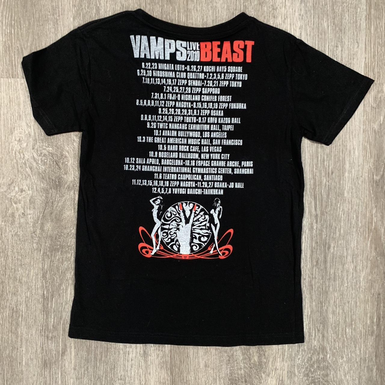 Vamps 2010 t shirt merch from the japanese rock band | Depop