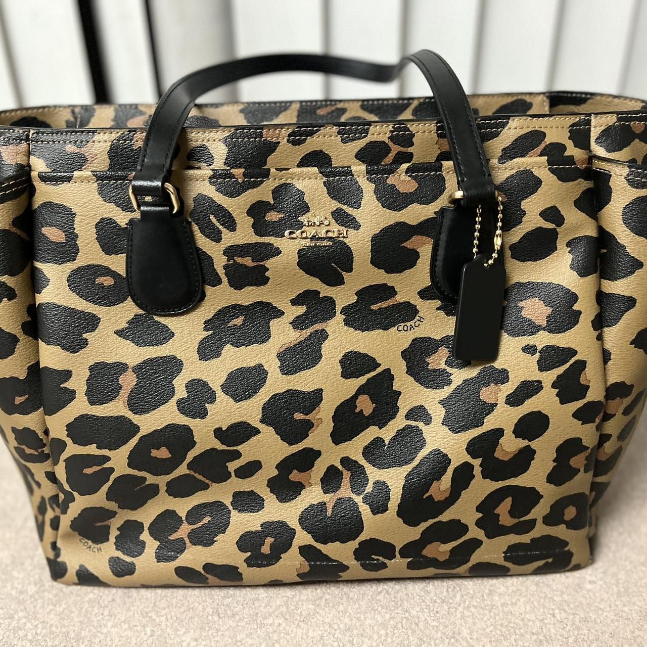 Coach Leopard Print Handbag - Gem
