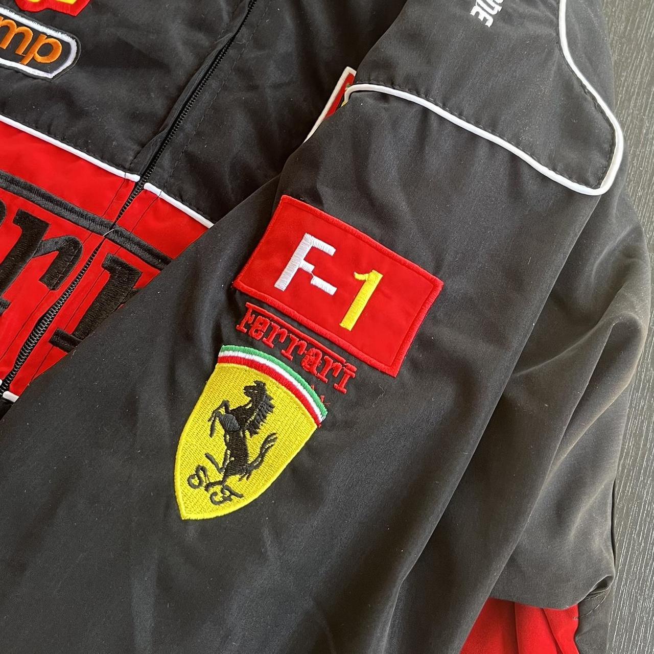 Ferrari Racing F1 style bomber jacket Size L Brand... - Depop