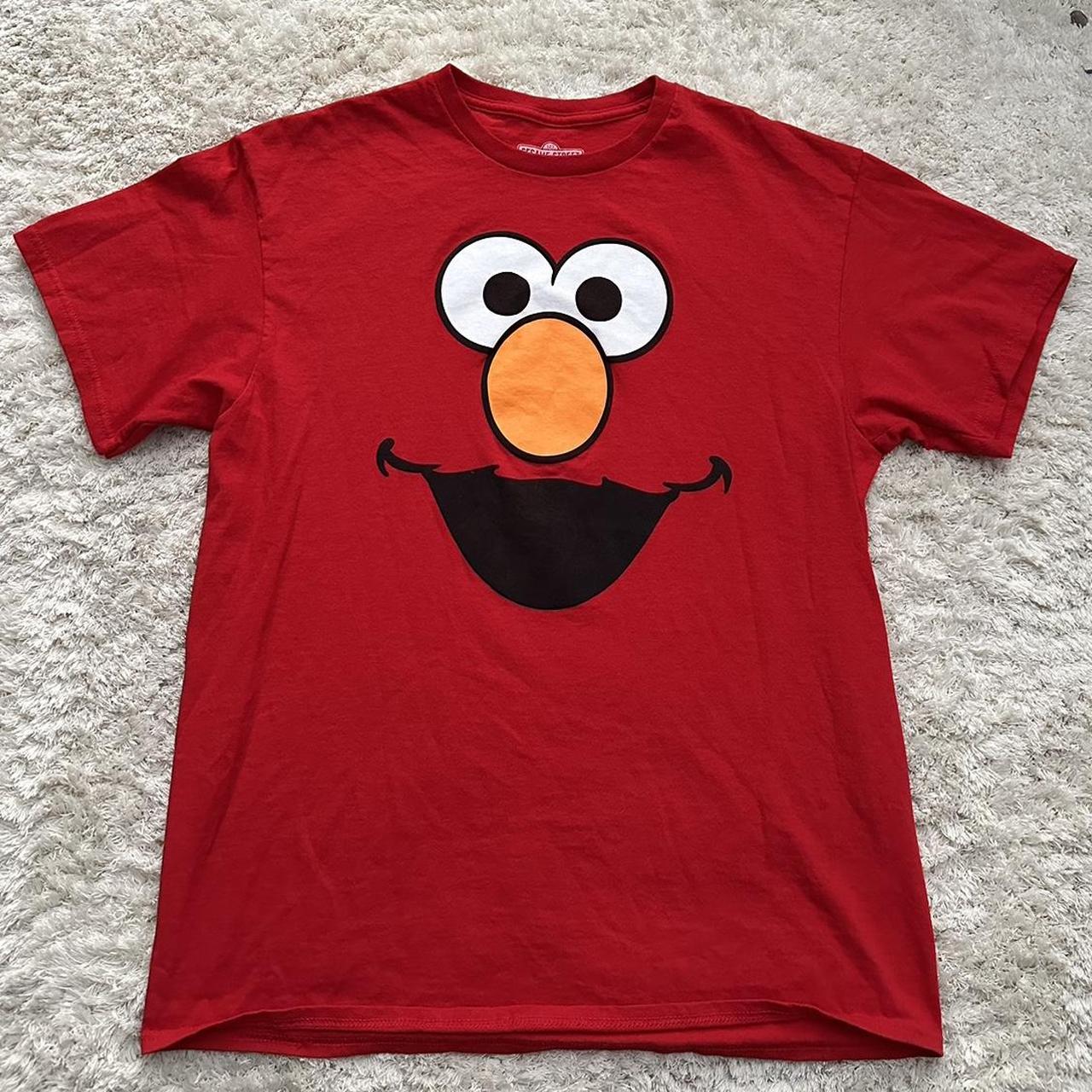 Elmo Sesame Street T Shirt (flaws pictured) #elmo... - Depop