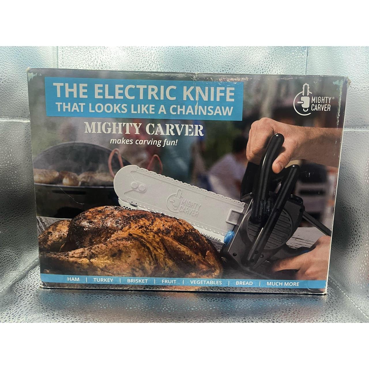 Mighty Carver The Electric Carving Knife Chainsaw Depop