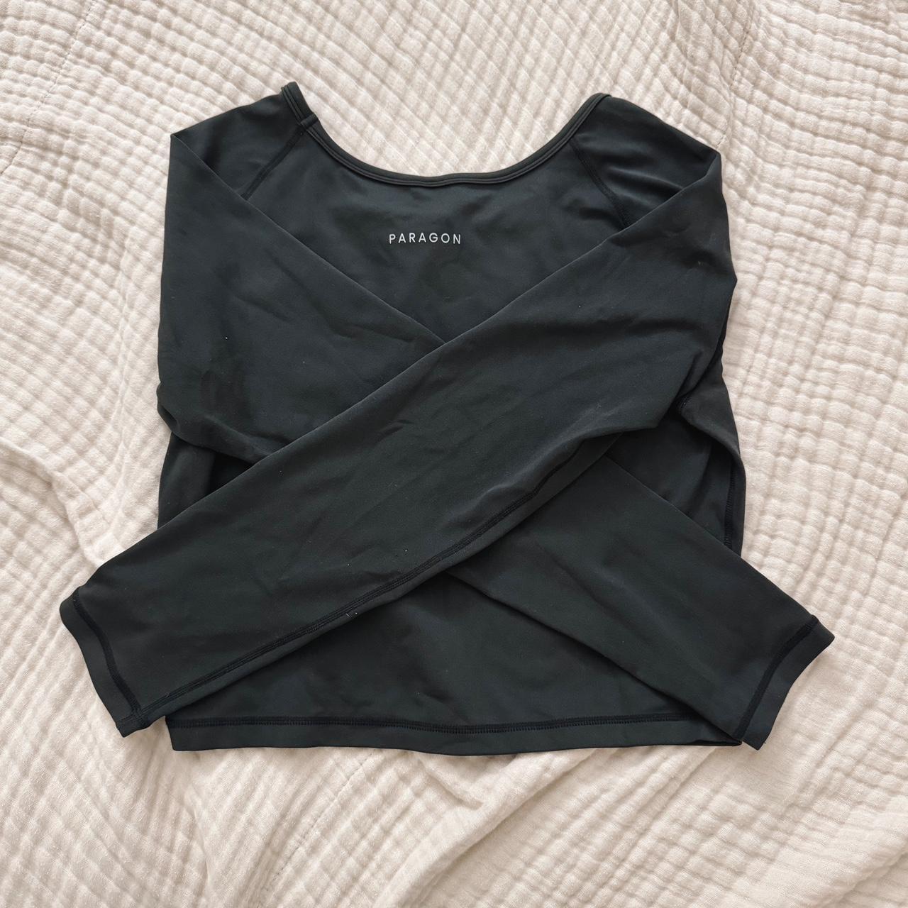 Paragon Naked Long Sleeve Crop Size XL Color Black Depop