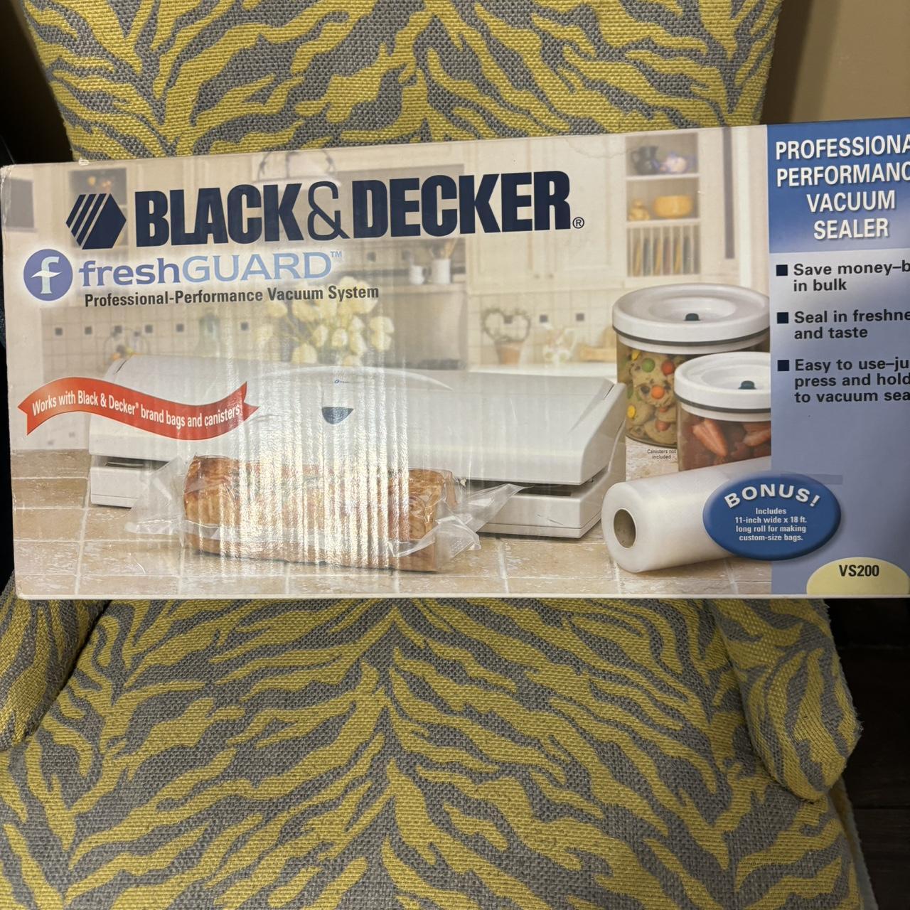 NEW Black and Decker VS200 Fresh Guard Professional Depop