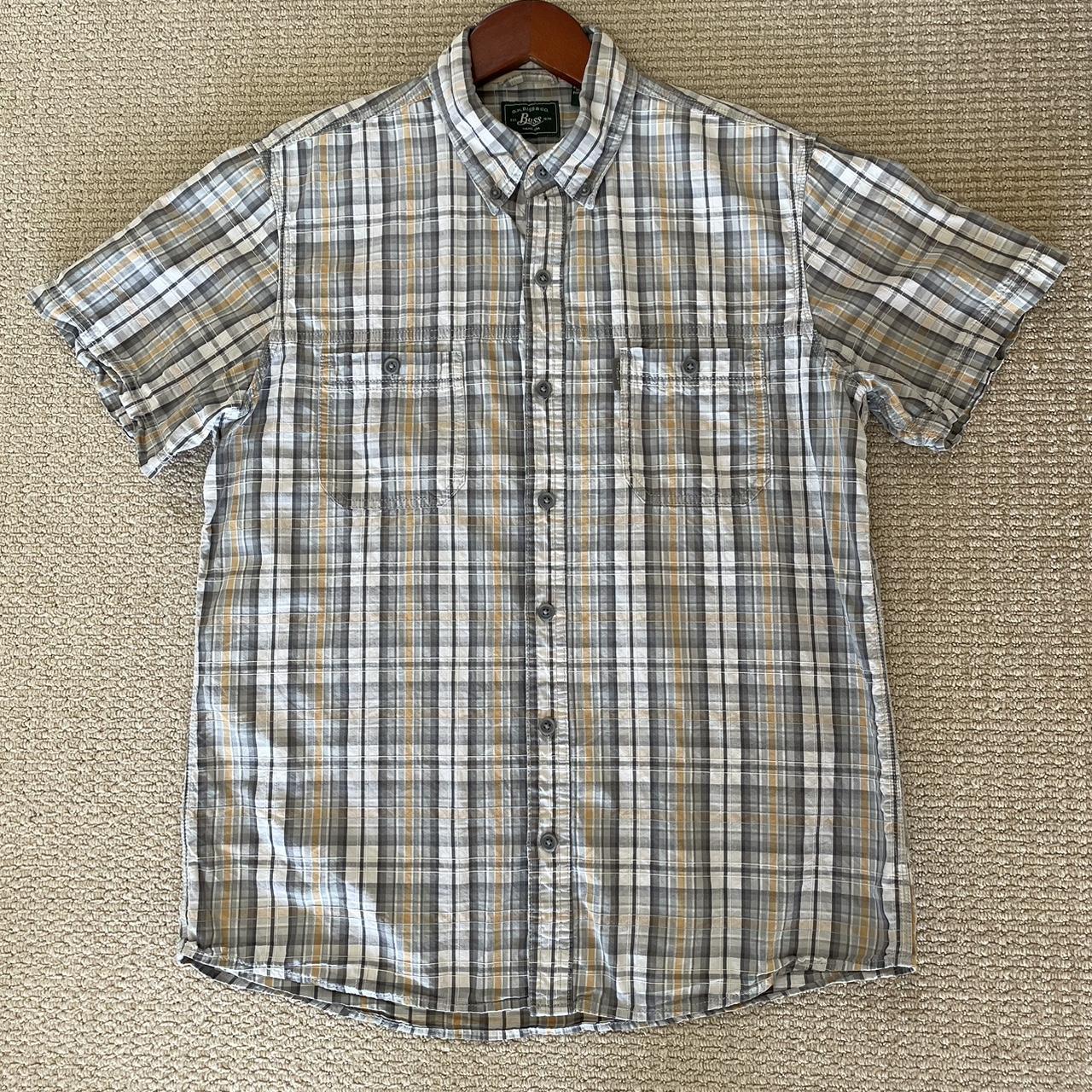 GH Bass & Co Button Up Shirt Mens Large Mulitcolor - Depop
