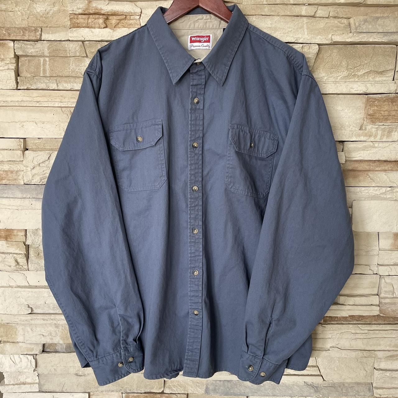 Wrangler Men’s Premium Quality Button Up Long Sleeve... - Depop