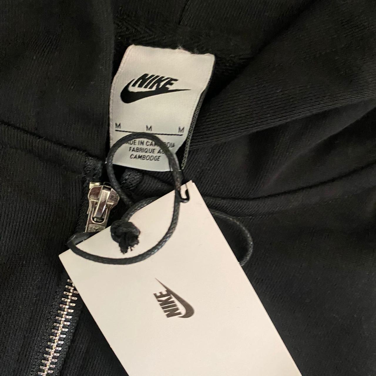 Nike x Stussy zip up hoodie - Size M - Black and... - Depop