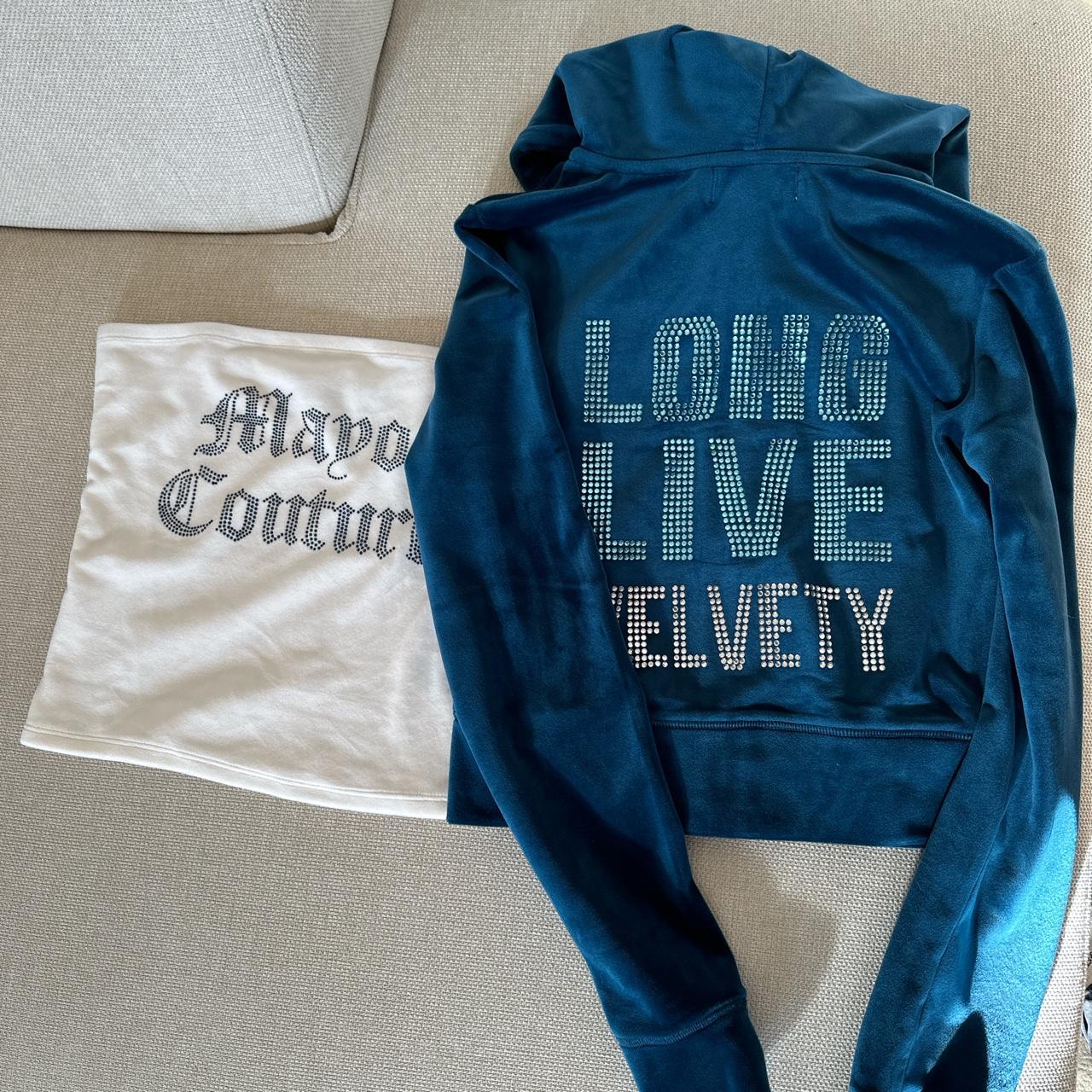 Juicy Couture x Kraft Real Mayo velour tracksuit +... Depop