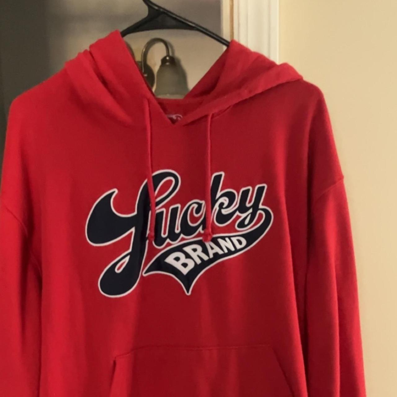 Lucky Brand Men’s discount hoodie size Medium in red