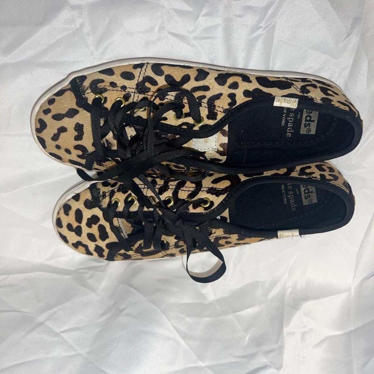 Leopard keds hot sale with laces