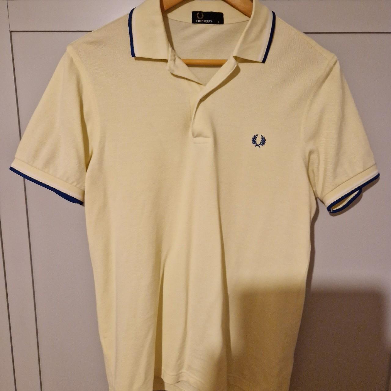 Fred Perry medium polo shirt hardly worn but in good... - Depop
