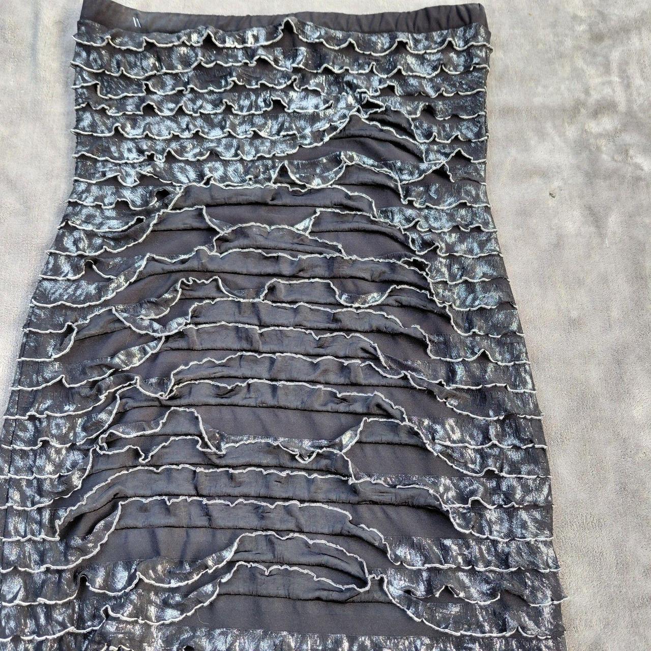 Source Unknown Women's Midi Skirt - Silver/Black … - image 3
