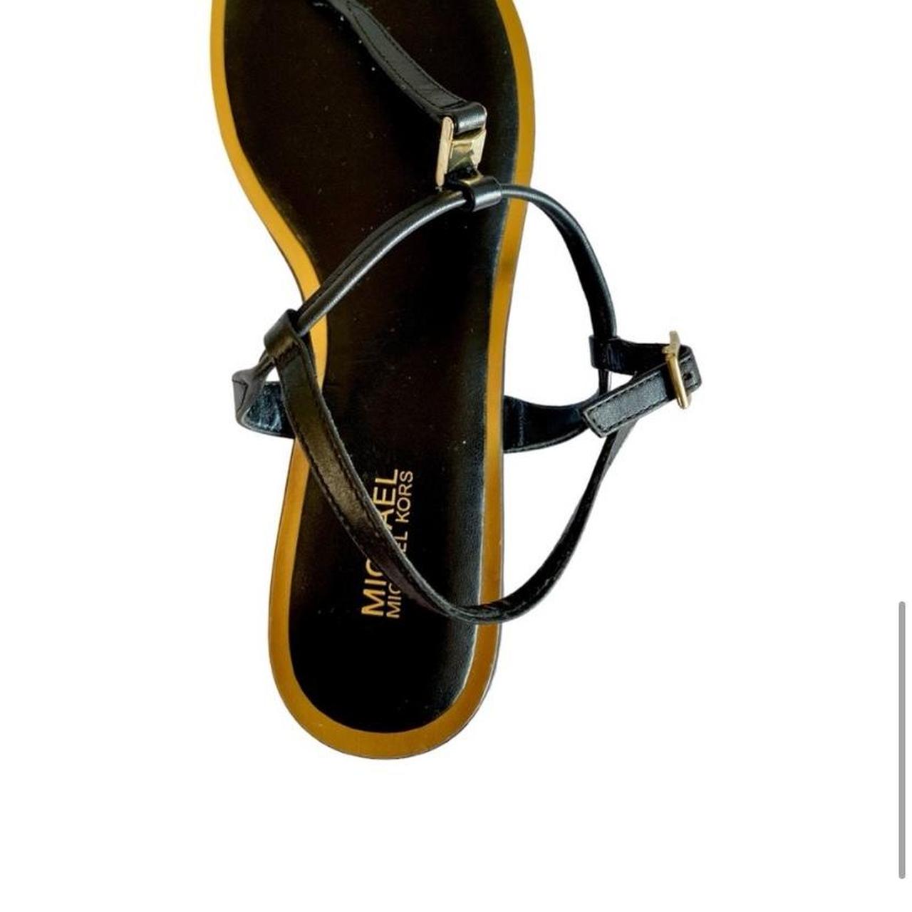 Michael Kors Fanning T-Strap Sandals Sz 6,5 Depop