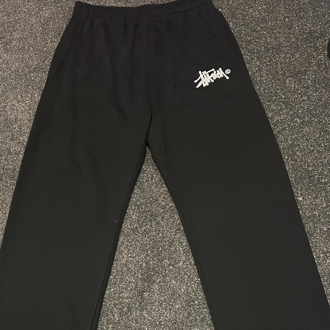 Stussy why be normal? joggers Large baggy fit 32w... - Depop