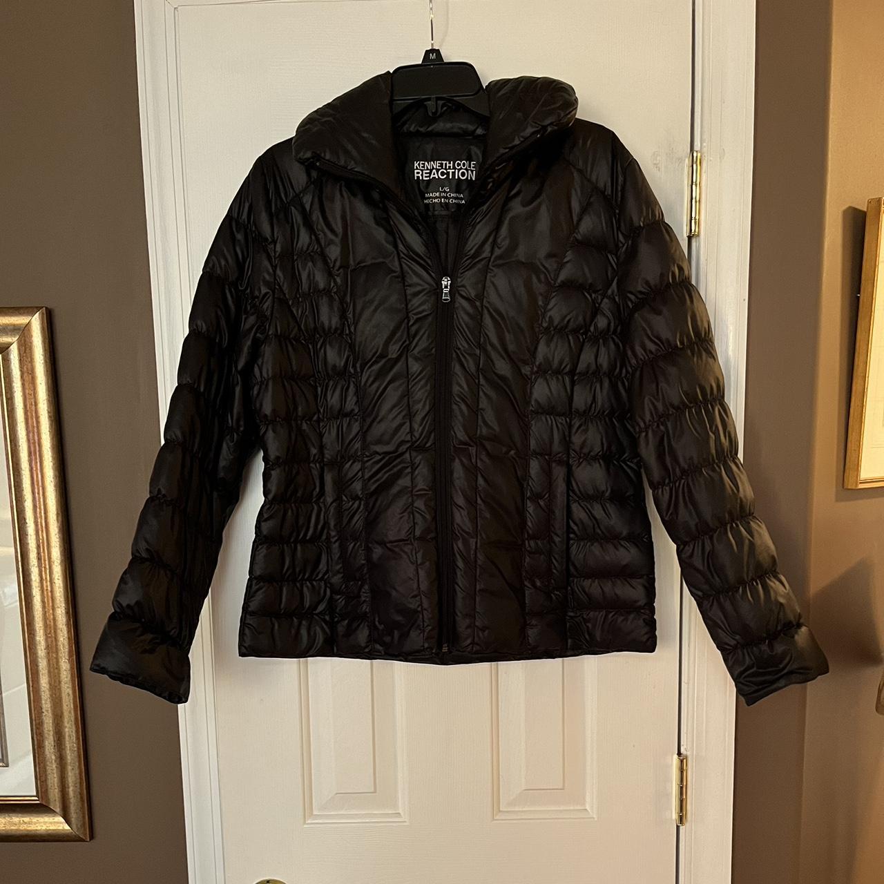 Kenneth cole black puffer jacket best sale